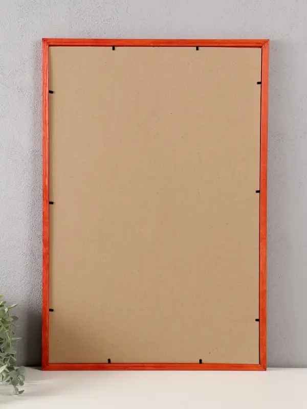 Фоторамка дерево 40х60 см, махагон №2 (пластиковый экран) Фоторамка дерево 40х60 см, махагон №2 (пластиковый экран)