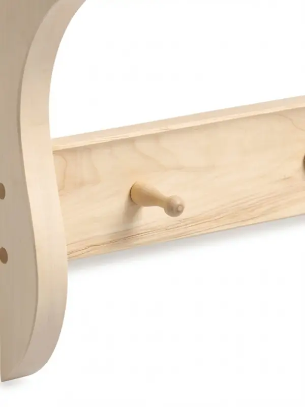 Полка - вешалка "Сосновская №2" 3 крючка 58х37х24 см