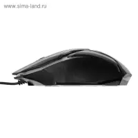Мышь Defender Cyber MB-560L, игровая, проводная, оптическая, подсветка, 3 кнопки, 1600 dpi, черная