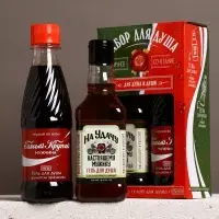 Подарочный набор «Для душа и души», гель для душа во флаконе виски и гель для душа кола, 2х250 мл, Чистое счастье Подарочный набор «Для душа и души», гель для душа во флаконе виски и гель для душа кола, 2х250 мл, Чистое счастье