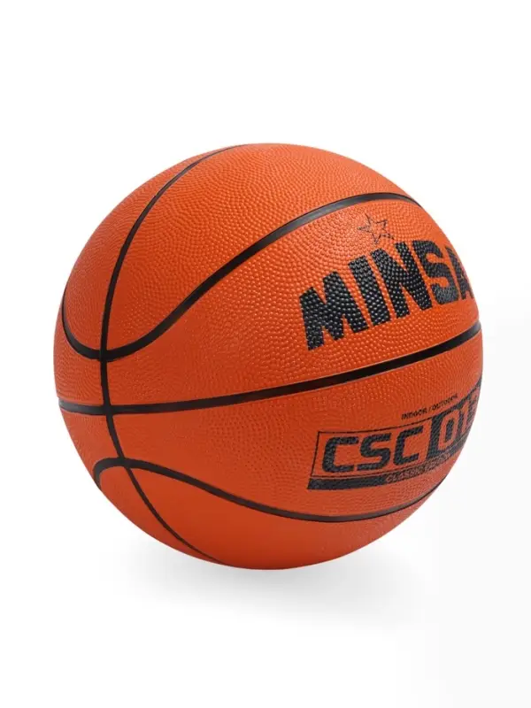 Мяч баскетбольный MINSA CSC 013, клееный, 8 панелей, р. 7, резина, резиновая камера