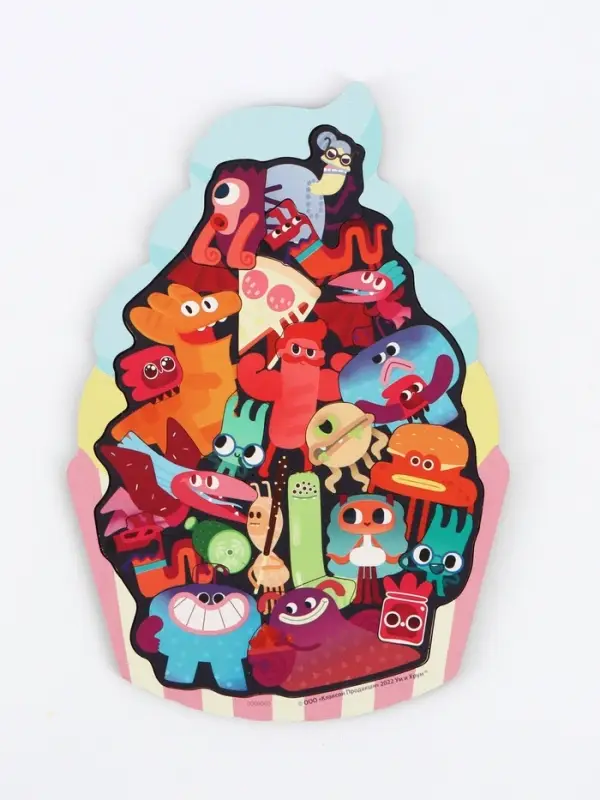 Ум и Хрум Деревянный пазл &laquo;Веселые друзья&raquo; 22 детали