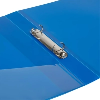 Папка на 2-х кольцах пласт. 17/32мм А4 ATTACHE F502/07 синяя Ро