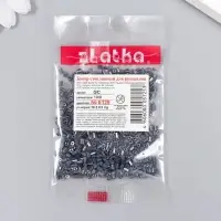 Бисер "Zlatka" рубка 10/0, 10 г, №0129 т.серый Бисер "Zlatka" рубка 10/0, 10 г, №0129 т.серый