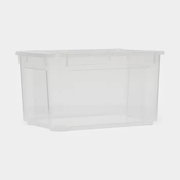 Ящик для хранения &laquo;Кристалл XS Plus&raquo;, 16 л, 38.9&times;27.5&times;21.5 см, с крышкой, прозрачный