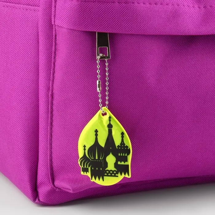 Светоотражающий элемент «Собор», двусторонний, 6.2×4.3 см, МИКС Светоотражающий элемент «Собор», двусторонний, 6.2×4.3 см, МИКС