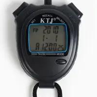 Секундомер ТА 230, 8.2&times;6.5&times;2 см, 30 отсечек, обратный отсчёт, будильник, часы, календарь