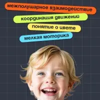 Игра на развитие пространственного мышления &laquo;Пингвины и стульчики&raquo;, 3+