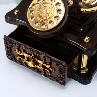 Шкатулка музыкальная механическая "Ретро телефон" 20х14,5х21,5 см