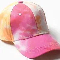 Кепка женская MINAKU Tie-dye, жёлтая, размер 54-56