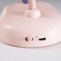 Лампа настольная RISALUX &laquo;Мими&raquo;, светодиодная, 3 Вт, диммер, USB, розовая, 8&times;12.5&times;32 см