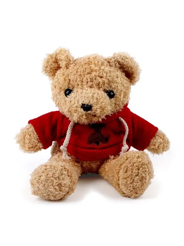 Мягкая игрушка &laquo;Медведь&raquo;, в кофте, 30 см, красная