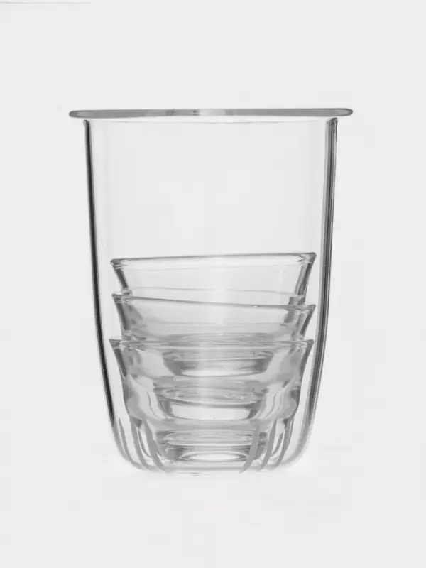 Чайный набор &laquo;Иши&raquo;, чайник, 3 пиалы, в сумочке, стекло, прозрачный