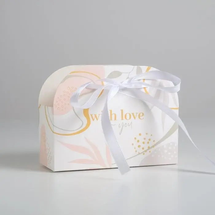 Переноска для цветов складная «With love for you», 17 × 13 × 7 см Переноска для цветов складная «With love for you», 17 × 13 × 7 см