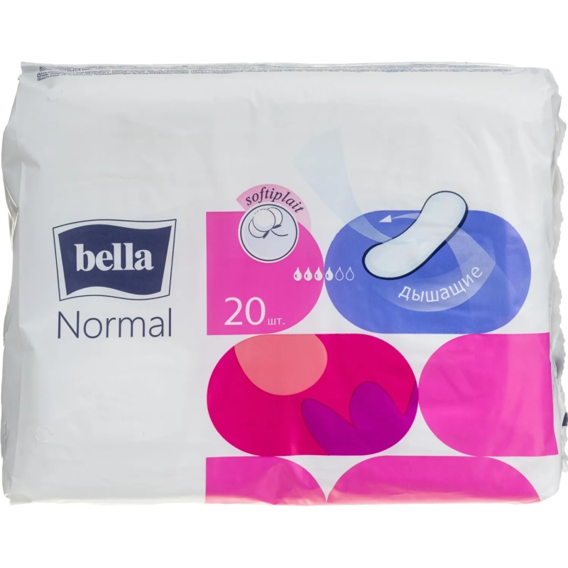 Прокладки женские гигиенические bella Normal, 20 шт./уп.