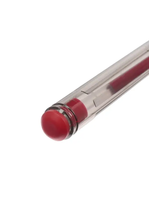 Ручка шариковая масляная Pensan My-Tech, узел-игла 0.7 мм, чернила красные