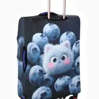 Чехол для чемодана &laquo;Пушистик&raquo;, 28", синий