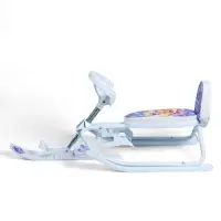 Снегокат растущий &laquo;Зимняя сказка&raquo; Snow Cat, со спинкой, белый