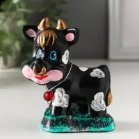 Копилка "Бычок" 11,5х10х6,5 см, чёрный Копилка "Бычок" 11,5х10х6,5 см, чёрный