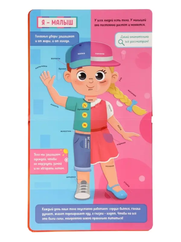 Книга с окошками &laquo;Мир вокруг меня!&raquo;, 100 окошек