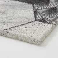 Коврик придверный Доляна &laquo;Мрамор&raquo;, вырезной, грязезащитный, 80&times;120 см, серый