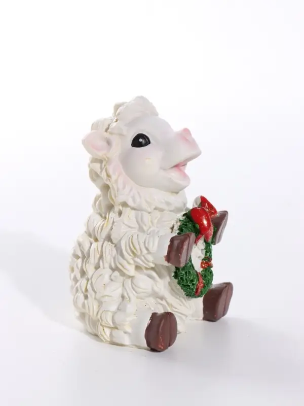 Фигурка полистоун &laquo;Румяная овечка&raquo;, 5&times;4.5&times;6 см, МИКС