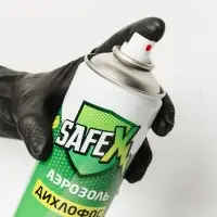 Аэрозоль дихлофос от тараканов, клопов, блох и других насекомых safex, 400 мл