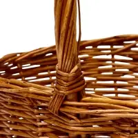 Набор корзин 3 шт, 34х30х14, 28х24х13, 22х19х10  лоза коричневый