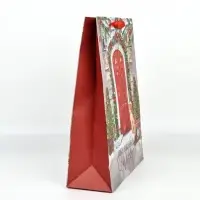 Набор новогодних крафтовых пакетов &laquo;Счастье&raquo;, 2 шт. 31&times;40&times;11.5, 1 шт. 23&times;27&times;11.5 см