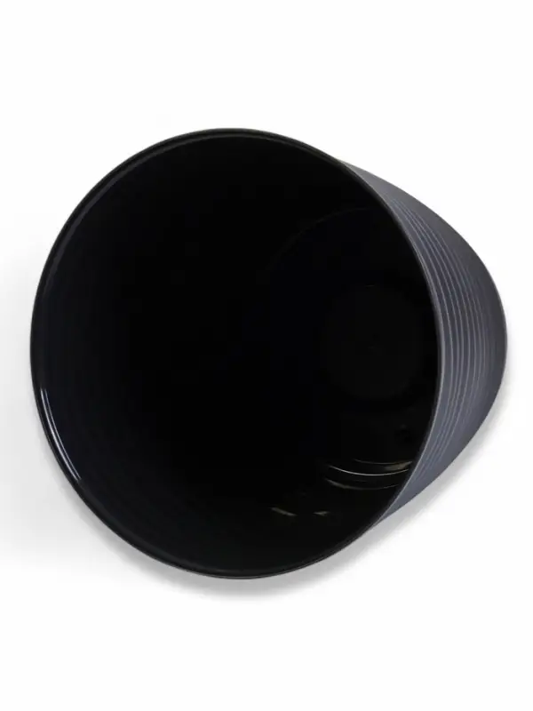 Горшок для цветов "Saffron" D-26,7 см, 9,1 л с поддоном, черный