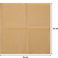 Салфетки бумажные Plushe Duet 24х24 пастель 1сл 250л/уп