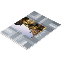 Блокнот на спирали А4 60л. БИЗНЕС  ATTACHE 14с160 клет