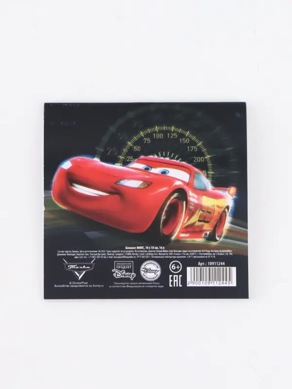 Блокнот 10х10см, 16 л МИКС "Человек паук"