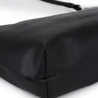 Сумка - мешок женская TEXTURA, на молнии, 36&times;10&times;28 см, чёрная