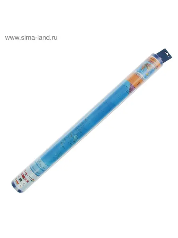 Карта мира политическая, 117&times;80 см, 1:28 млн, интерактивная, ламинированная