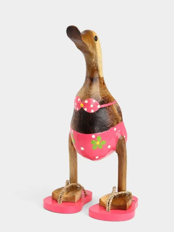 Сувенир &laquo;Утка в шлёпках&raquo;, 27 см, дерево