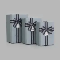 Набор подарочных коробок 3 в 1, прямоугольные 23&times;16&times;9.5 21&times;14&times;8.0 19&times;12&times;6.5 см