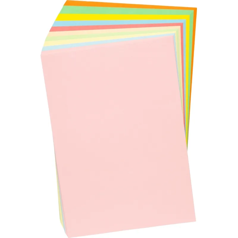 Бумага цветная Attache Multicolor А4,80г(10цв.интенсив,пастель по 20л)200л