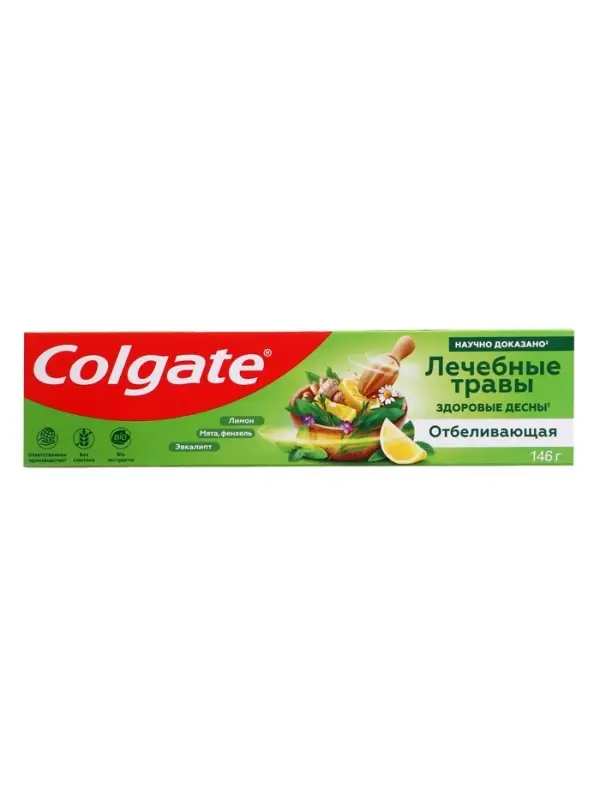 Зубная паста Colgate &laquo;Лечебные травы&raquo;, отбеливающая, 100 мл