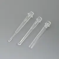 Палочка для чистки ушей LES-02, LED-подсветка, 3 насадки, от батареек, лягушка