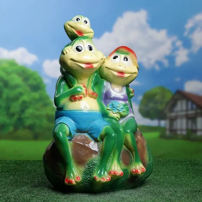 Садовая фигура из гипса &laquo;Семья лягушек&raquo;, 59&times;31&times;40 см