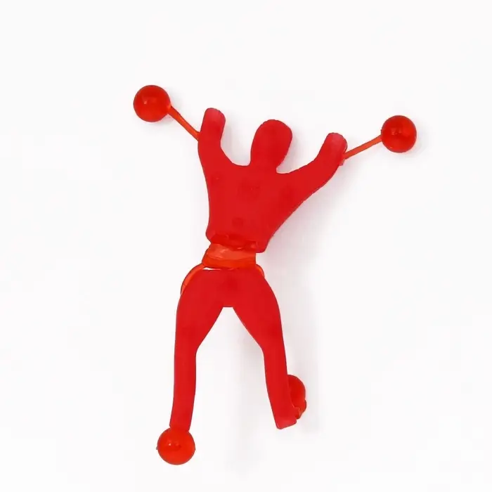 Липучка «Человек», сползает по стеклу, цвета МИКС Липучка «Человек», сползает по стеклу, цвета МИКС