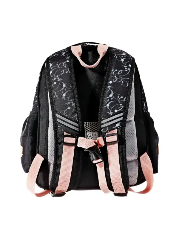 Рюкзак каркасный Across 410 40*33*15 наполн:мешок,пенал, дев, чер/сер 25-410-11 Рюкзак каркасный Across 410 40*33*15 наполн:мешок,пенал, дев, чер/сер 25-410-11