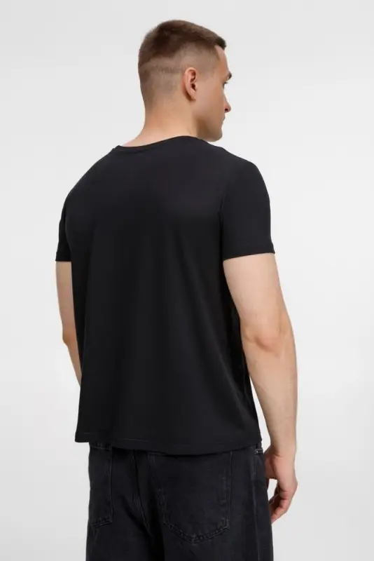 Футболка унисекс Senti, черная, размер S Футболка унисекс Senti, черная, размер S