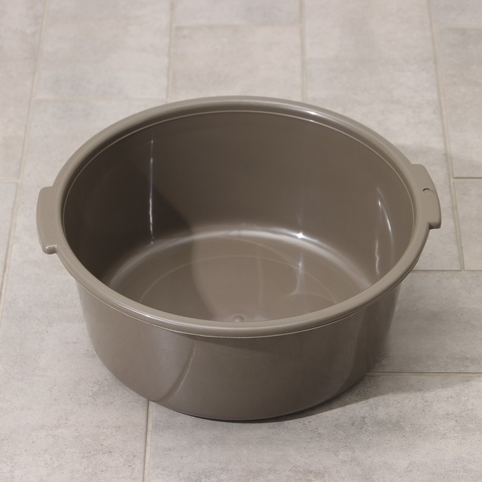 Таз пластиковый круглый , 10 л, цвет микс Таз пластиковый круглый , 10 л, цвет микс