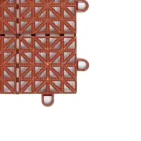 Универсальное покрытие для садовых дорожек ERFOLG H&G, 33&times;33 см, набор 9 шт., цвет терракот
