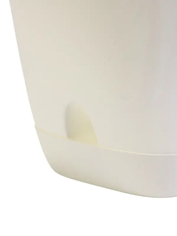 Кашпо с прикорневым поливом 28 л D-37см, H-38см Белый  Кашпо с прикорневым поливом 28 л D-37см, H-38см Белый "Гранд"