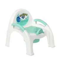 Горшок - стульчик с крышкой, мятный