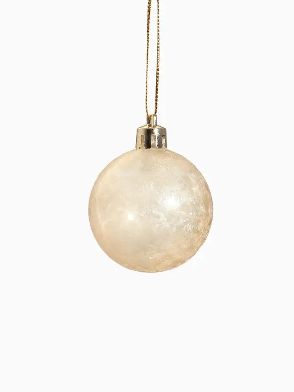 Ёлочные игрушки &laquo;Морозный день&raquo;, шары новогодние, набор 12 шт., d=5 см, МИКС