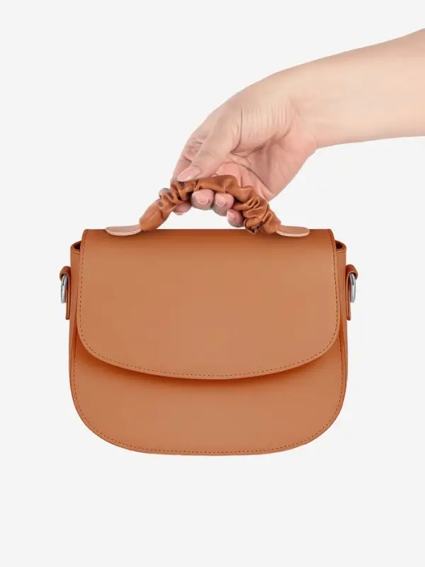 Ручка для сумки, пришивная, 18&times;3.5 см, терракотовая